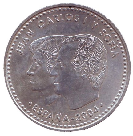 Монета 12 евро. 2004 год, Испания. 500 лет со дня смерти Изабеллы I.