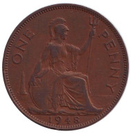 Монета 1 пенни. 1948 год, Великобритания. Монета 1 пенни. 1948 год, Великобритания.