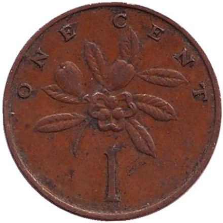 Монета 1 цент, 1970 год, Ямайка. Аки. (Блигия вкусная).