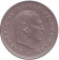 Монета 1 крона. 1963 год, Дания. Монета 1 крона. 1963 год, Дания.