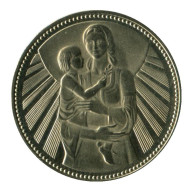 Монета 2 лева. 1981 год, Болгария. 1300 лет Болгарии. Мать и дитя. Монета 2 лева. 1981 год, Болгария. 1300 лет Болгарии. Мать и дитя.