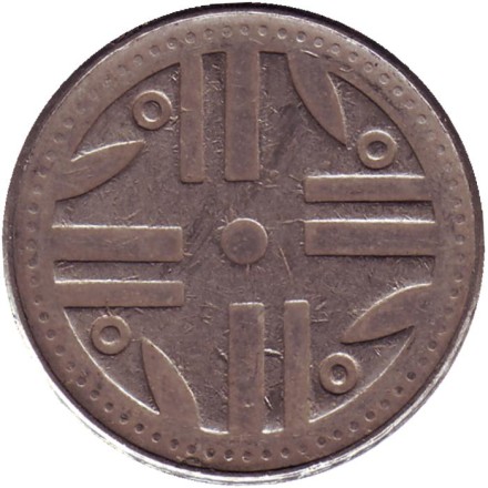 Монета 200 песо. 2006 год, Колумбия.