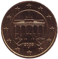 Монета 10 центов. 2003 год (J), Германия. Монета 10 центов. 2003 год (J), Германия.