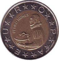 Монета 100 эскудо. 1999 год, Португалия. Педру Нуниш. Монета 100 эскудо. 1999 год, Португалия. Педру Нуниш.