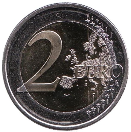 Монета 2 евро. 2016 год, Финляндия. 100 лет со дня рождения философа Георга Хенрика фон Вригта. Монета 2 евро. 2016 год, Финляндия. 100 лет со дня рождения философа Георга Хенрика фон Вригта.