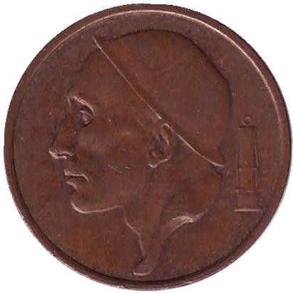 Монета 50 сантимов. 1994 год, Бельгия. (Belgie)