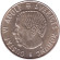 Монета 5 крон. 1954 год, Швеция.