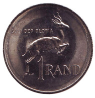 Монета 1 ранд. 1983 год, ЮАР. UNC. Газель. Монета 1 ранд. 1983 год, ЮАР. UNC. Газель.