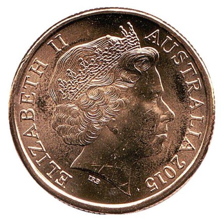 Монета 1 доллар. 2015 год, Австралия. 100 лет героям событий ANZAC.