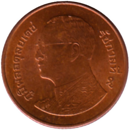 Монета 25 сатангов. 2014 год, Таиланд. Храм Ват-Махамхат. Монета 25 сатангов. 2014 год, Таиланд. Храм Ват-Махамхат.