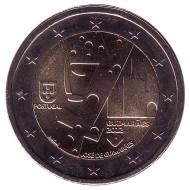 Монета 2 евро, 2012 год, Португалия. Гимарайнш — Культурная столица Европы. Монета 2 евро, 2012 год, Португалия. Гимарайнш — Культурная столица Европы.