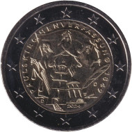 Монета 2 евро. 2024 год (D), Германия. 175 лет Конституции Паульскирхе. Монета 2 евро. 2024 год (D), Германия. 175 лет Конституции Паульскирхе.