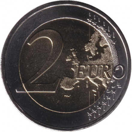 Монета 2 евро. 2024 год, Греция. 50 лет со дня восстановления демократии в Греции. Монета 2 евро. 2024 год, Греция. 50 лет со дня восстановления демократии в Греции.