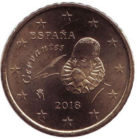 Монета 50 центов. 2018 год, Испания.