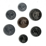 Набор монет Новой Каледонии (7 шт.). 2001-03 гг., Новая Каледония.