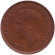 Монета 1 пенни. 1952 год, Австралия. (Без точки) Кенгуру.