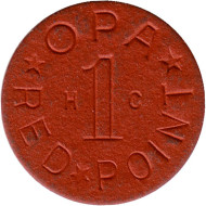 Пайковый жетон. Red Point. 1942-1945 гг., США.