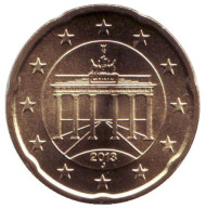 Монета 20 центов. 2013 год (J), Германия.