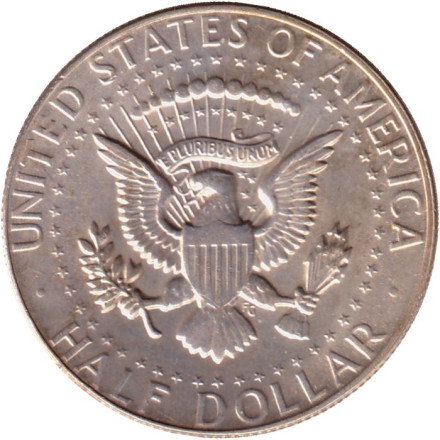 Монета 50 центов. 1969 (D) год, США. Джон Кеннеди. Монета 50 центов. 1969 (D) год, США. Джон Кеннеди.