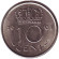 Монета 10 центов. 1961 год, Нидерланды. Монета 10 центов. 1961 год, Нидерланды.