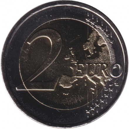 Монета 2 евро. 2024 год, Греция. 150 лет со дня рождения Пенелопы Дельты.