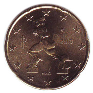 Монета 20 центов, 2010 год, Италия. Монета 20 центов, 2010 год, Италия.