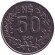 Монета 50 новых песо. 1989 год, Уругвай. Монета 50 новых песо. 1989 год, Уругвай.