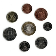 Набор монет Джерси (8 шт). 1998-2006 гг., Джерси. Набор монет Джерси (8 шт). 1998-2006 гг., Джерси.