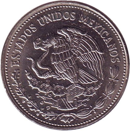 Монета 500 песо. 1988 год, Мексика. aUNC. Франсиско Игнасио Мадеро.