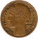 Монета 2 франка. 1933 год, Франция. Тип 2. Монета 2 франка. 1933 год, Франция. Тип 2.