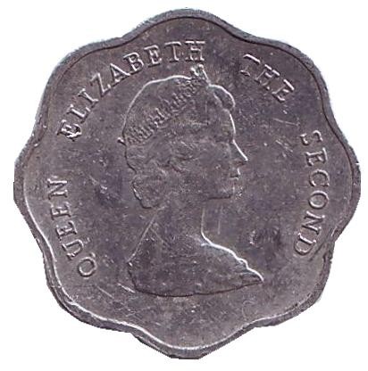 Монета 1 цент. 1984 год, Восточно-Карибские государства. Монета 1 цент. 1984 год, Восточно-Карибские государства.