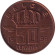 Монета 50 сантимов. 1996 год, Бельгия. (Belgie)