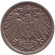 Монета 5 пфеннигов. 1906 год (G), Германская империя. Монета 5 пфеннигов. 1906 год (G), Германская империя.