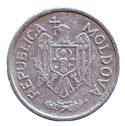 Монета 5 бани. 1995 год, Молдавия. Монета 5 бани. 1995 год, Молдавия.