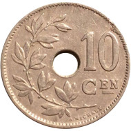Монета 10 сантимов. 1924 год, Бельгия. (Belgie) Монета 10 сантимов. 1924 год, Бельгия. (Belgie)
