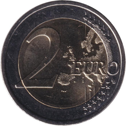 Монета 2 евро. 2024 год (G), Германия. 175 лет Конституции Паульскирхе. Монета 2 евро. 2024 год (G), Германия. 175 лет Конституции Паульскирхе.