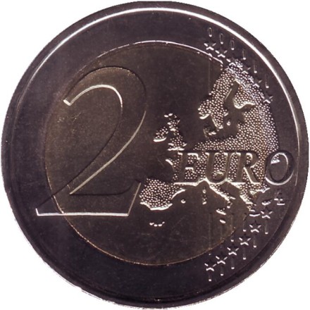 Монета 2 евро. 2020 год, Португалия. 730 лет университету Коимбры. Монета 2 евро. 2020 год, Португалия. 730 лет университету Коимбры.