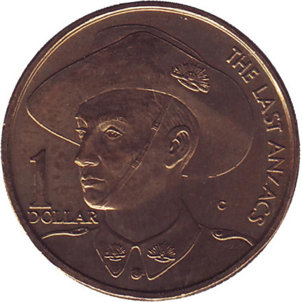Монета 1 доллар. 1999 год (C), Австралия. Последний из АНЗАК.