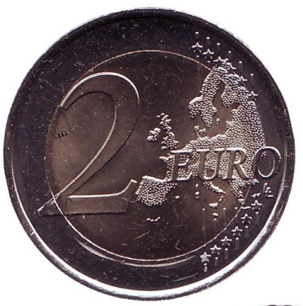 Монета 2 евро. 2018 год, Испания.