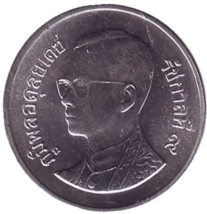 Монета 5 сатангов. 1993 год, Таиланд.