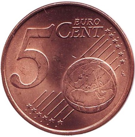 Монета 5 евроцентов. 2006 год, Нидерланды.