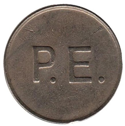 P.E. Игровой жетон, Великобритания.