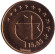Монета 15,65 крон. 1999 год, Эстония. 80-летие Банка Эстонии.