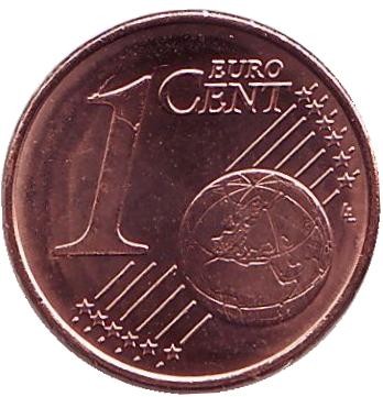 Монета 1 цент, 2000 год, Финляндия. Брак - раскол. Монета 1 цент, 2000 год, Финляндия. Брак - раскол.