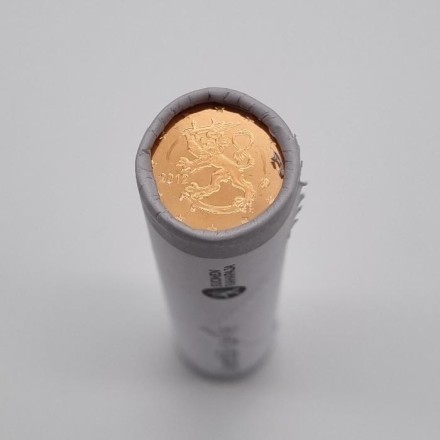 Монета 2 цента. 2012 год, Финляндия. Ролл (50 монет).