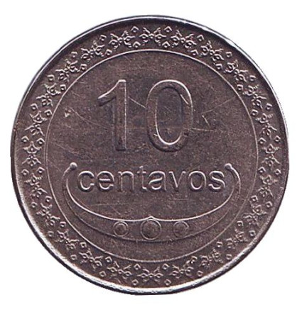 Монета 10 сентаво. 2004 год, Восточный Тимор. Петух. Монета 10 сентаво. 2004 год, Восточный Тимор. Петух.