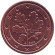 Монета 1 цент. 2002 год (A), Германия.
