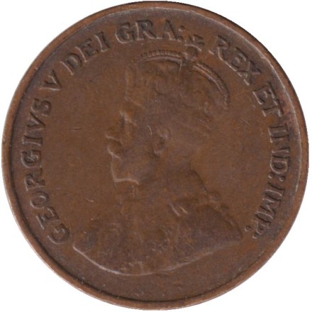 Монета 1 цент. 1924 год, Канада. Монета 1 цент. 1924 год, Канада.