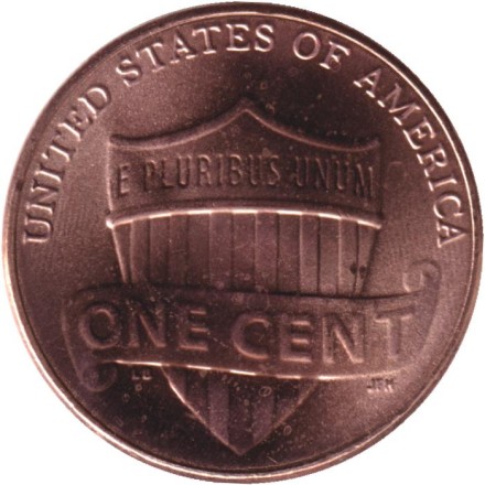 Монета 1 цент. 2024 год (D), США.