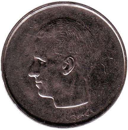 Монета 10 франков. 1977 год, Бельгия. (Belgique)